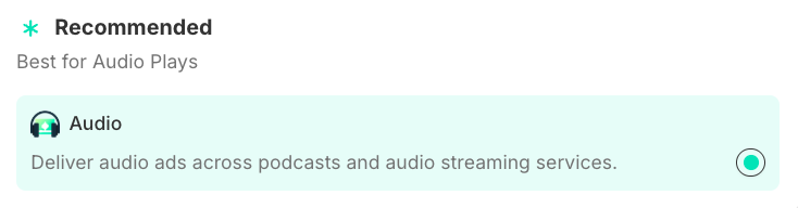 Audio Channel Selection