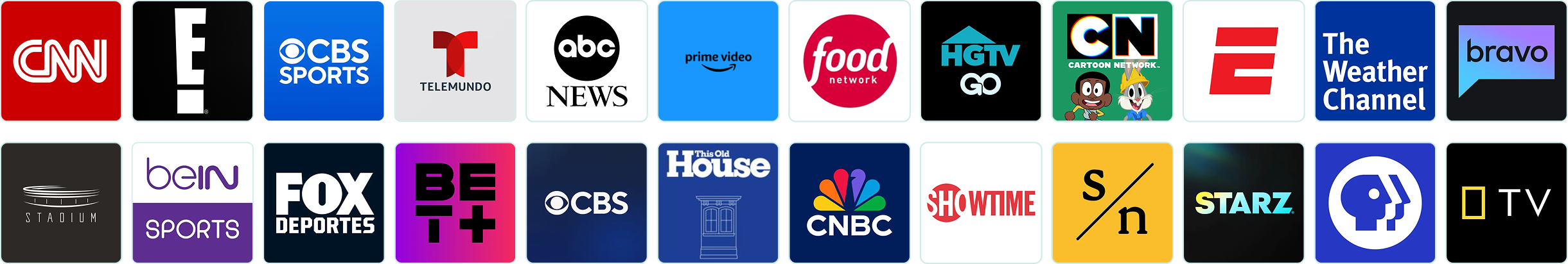 CTV & OTT Publishers Logo Grid