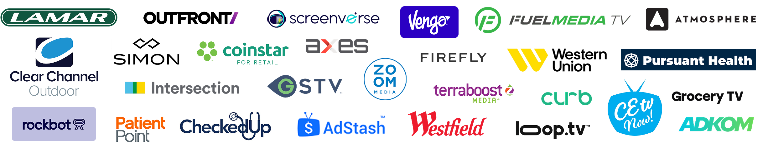 DOOH Publishers Logo Grid